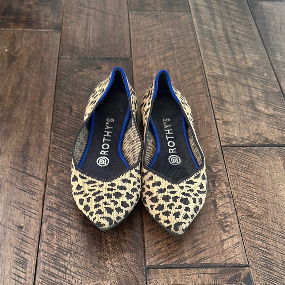 Rothy's Black and Cream Women's Shoes